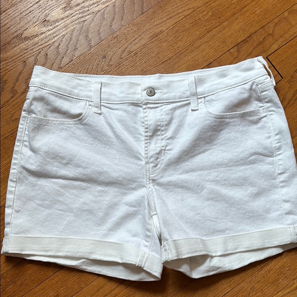 Old Navy Women's White Jean Shorts